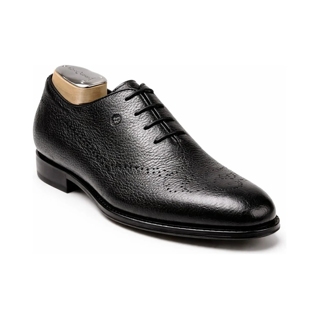Zapato Franco Cuadra Hombre Piel Venado Negro Oxford 2UVNVN