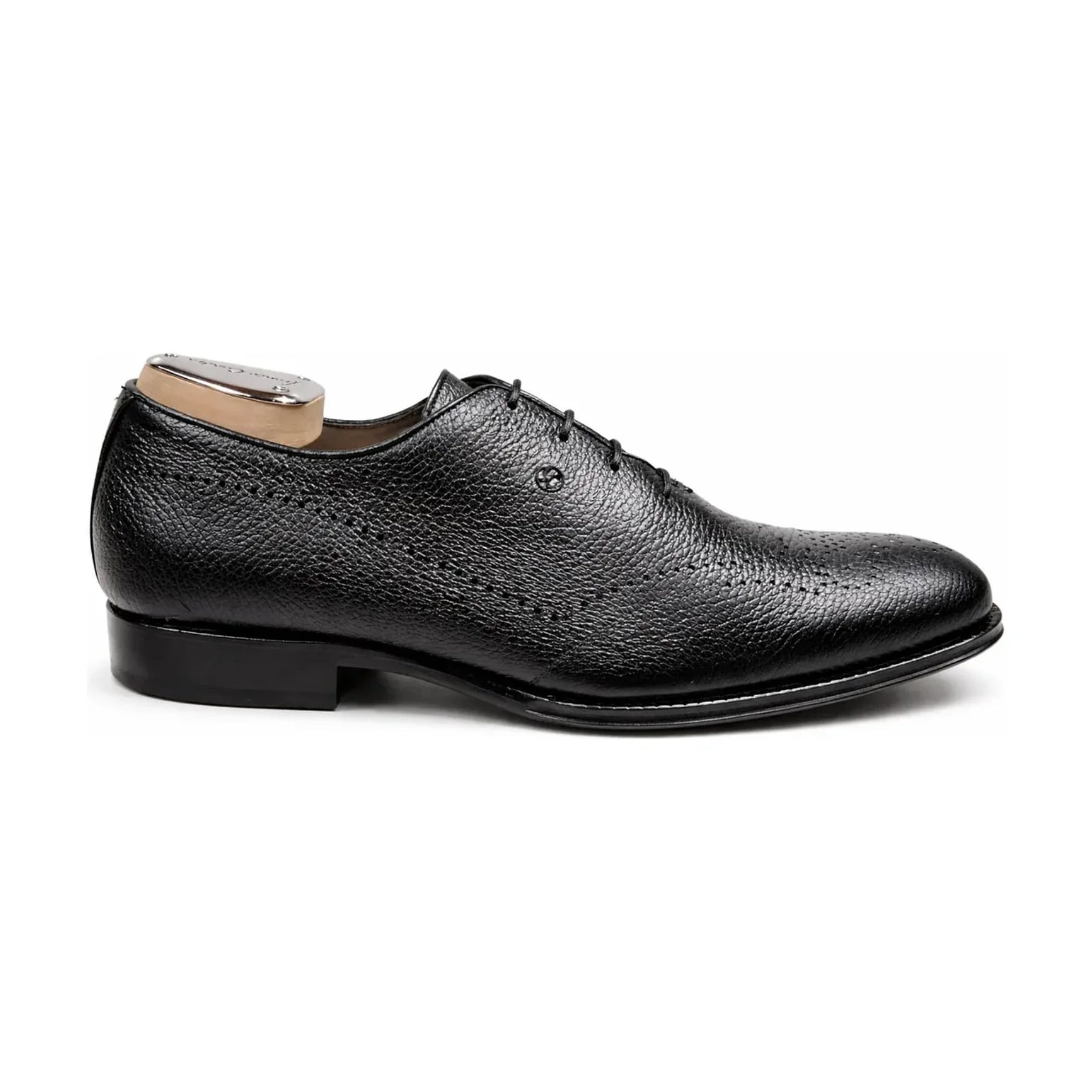 Zapato Franco Cuadra Hombre Piel Venado Negro Oxford 2UVNVN