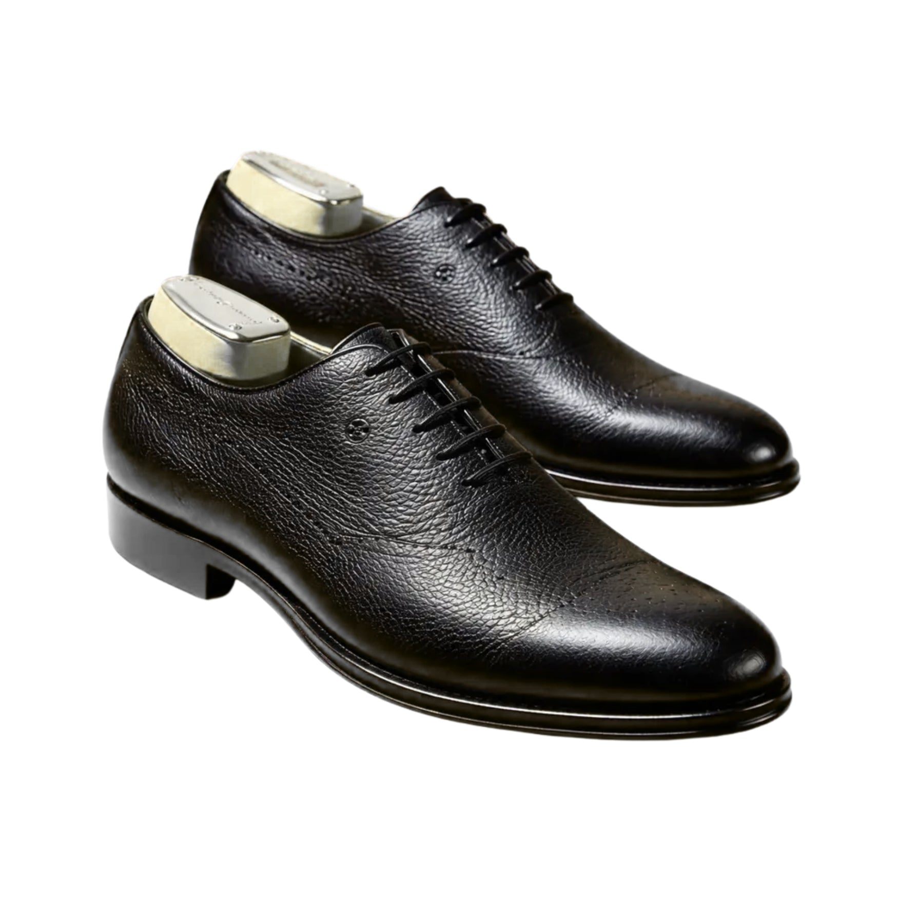 Zapato Franco Cuadra Hombre Piel Venado Negro Oxford 2UVNVN