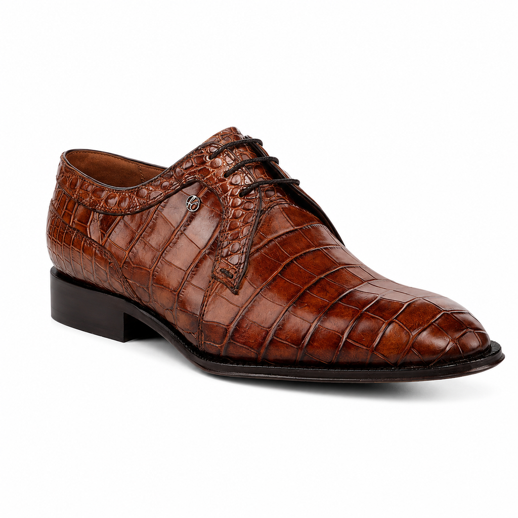 Mocasines Cuadra Oxford Piel Alligator Hombre D99LPLP
