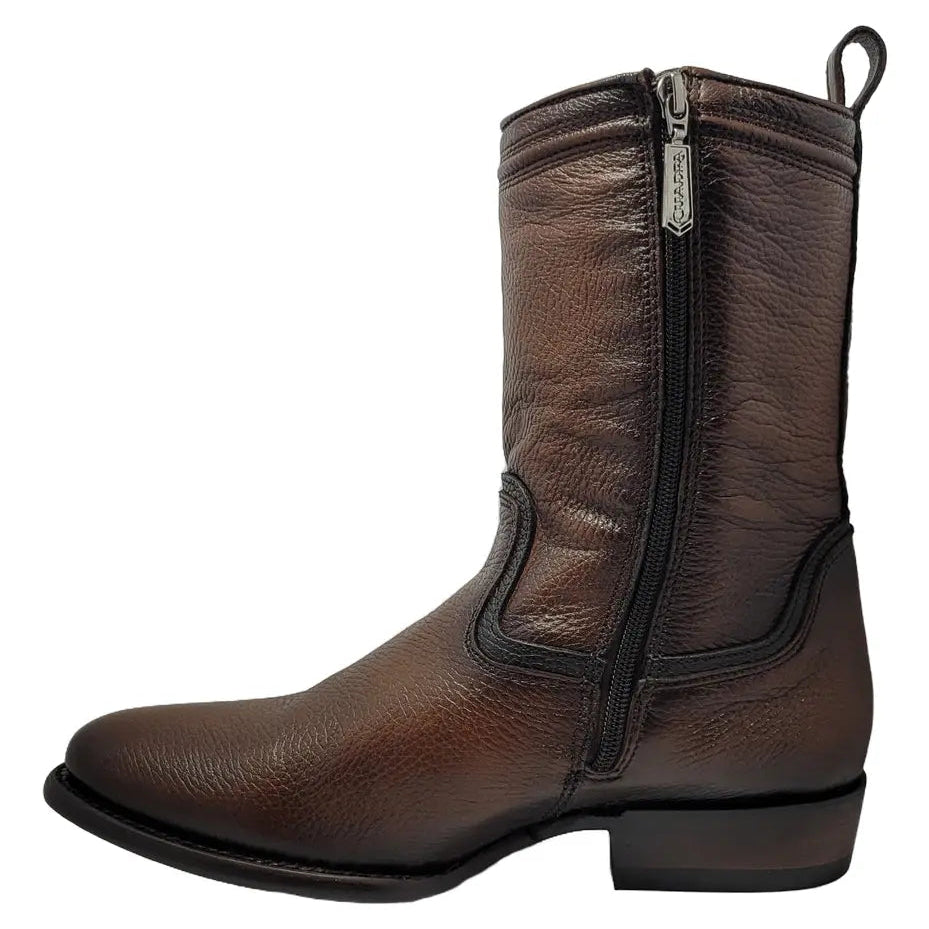 Bota Cuadra para Caballero en Piel Genuina de Venado 2H58VE