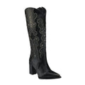 Botas Cuadra Dama Piel de Pitón Original con Cristal 4I14PH