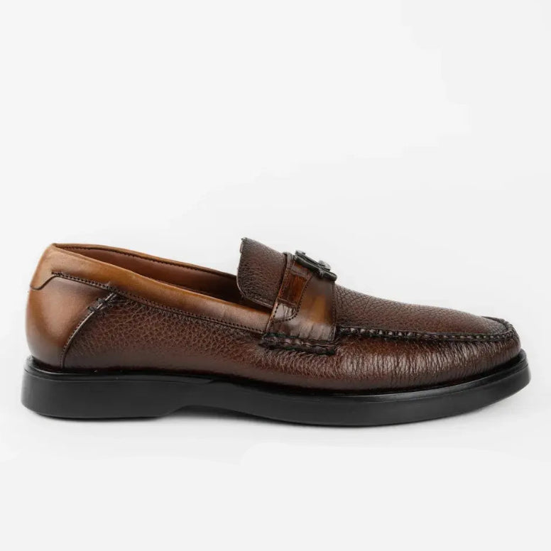 Mocasín Franco Cuadra Caballero Piel Venado 4D1VNNC