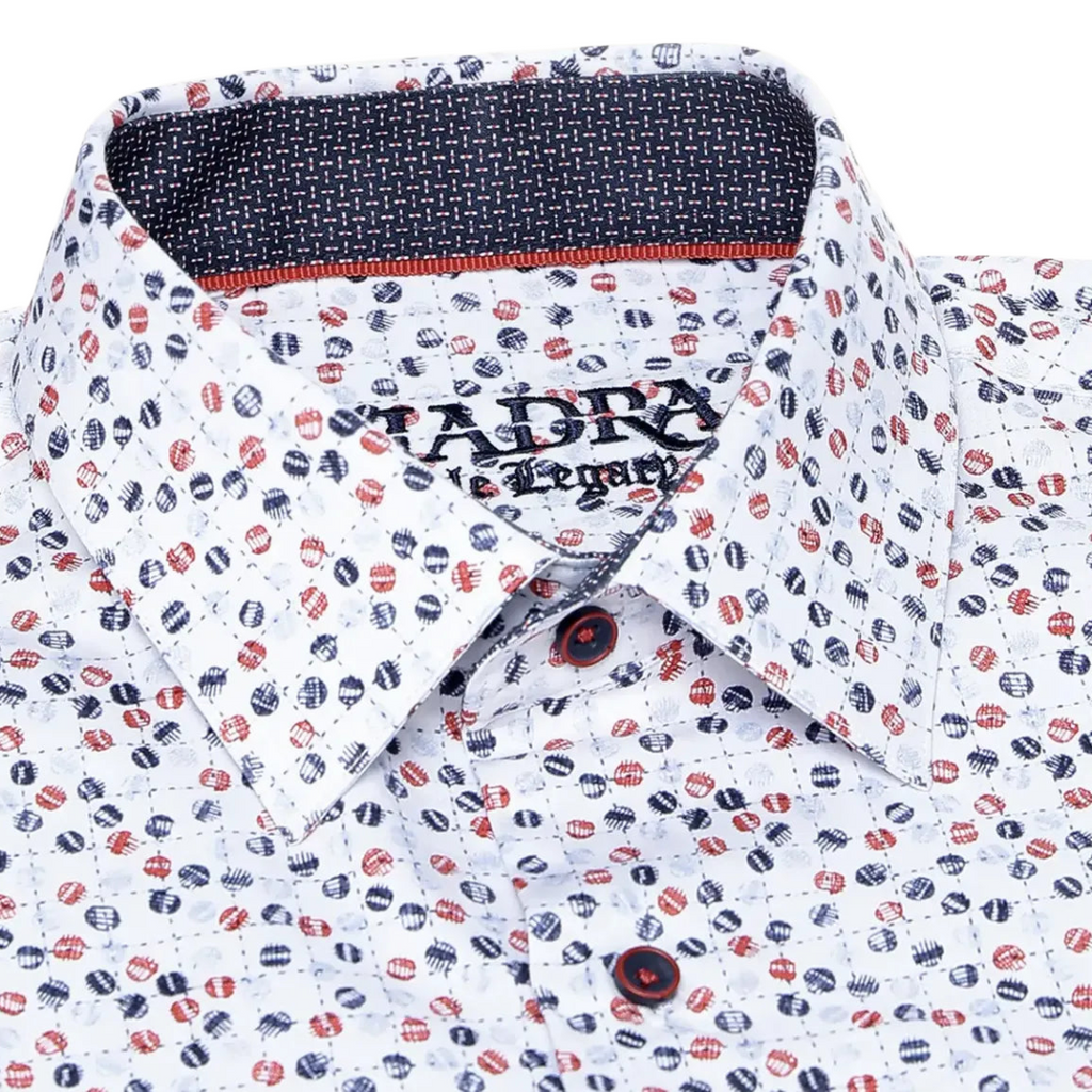 Camisa Cuadra Hombre Estampada Algodón