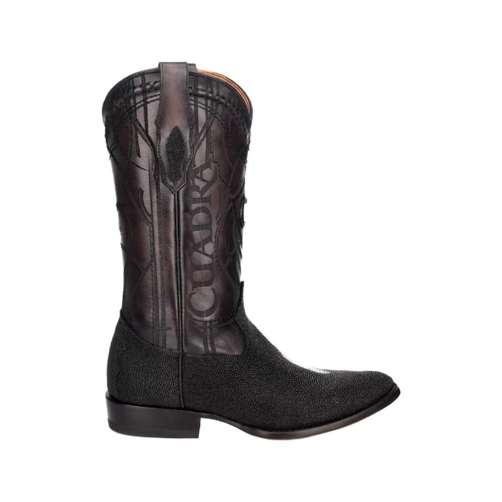 Botas Cuadra Hombre Piel Mantarraya Negra 2C1NMA Original