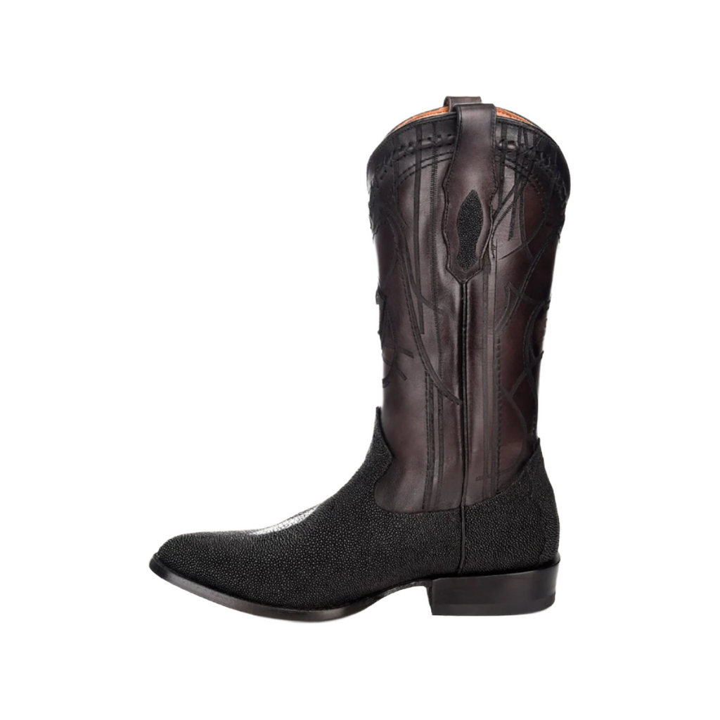 Botas Cuadra Hombre Piel Mantarraya Negra 2C1NMA Original