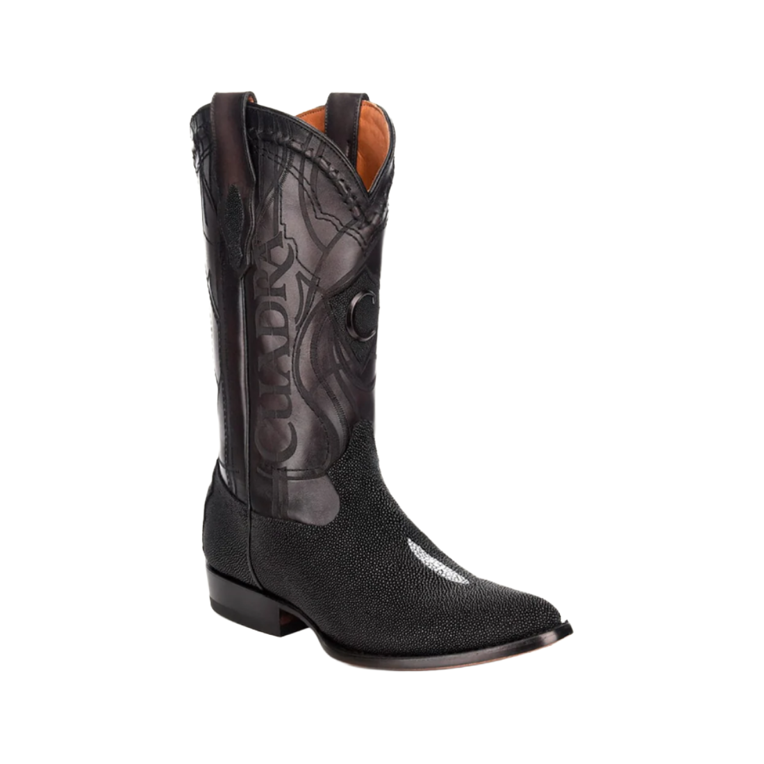 Botas Cuadra Hombre Piel Mantarraya Negra 2C1NMA Original