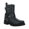 Botín Cuadra Caballero Piel Cuello de Toro Biker - 4D27TC