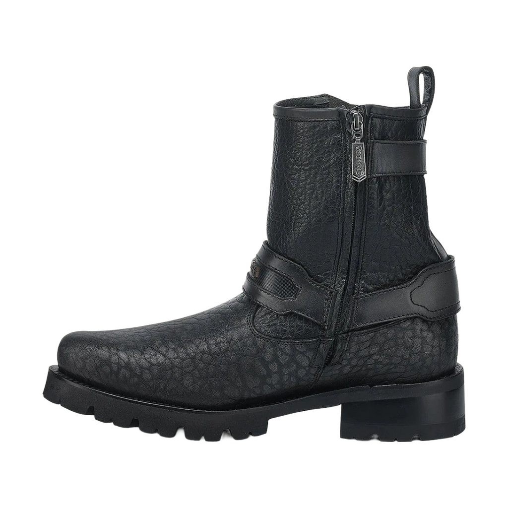 Botín Cuadra Caballero Piel Cuello de Toro Biker - 4D27TC