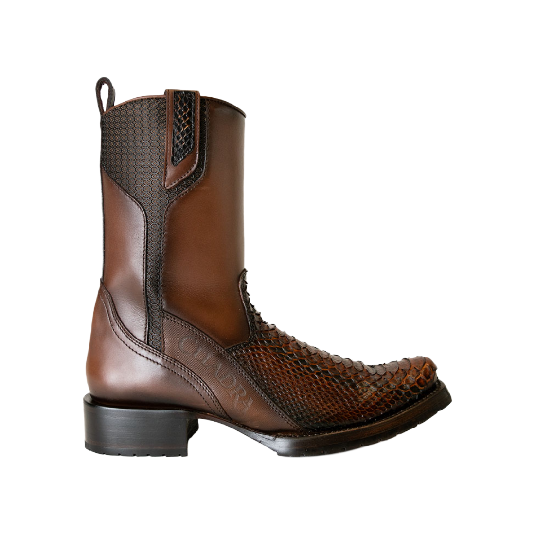 Bota Cuadra Hombre Piel Genuina Pitón Original 1J3HPH