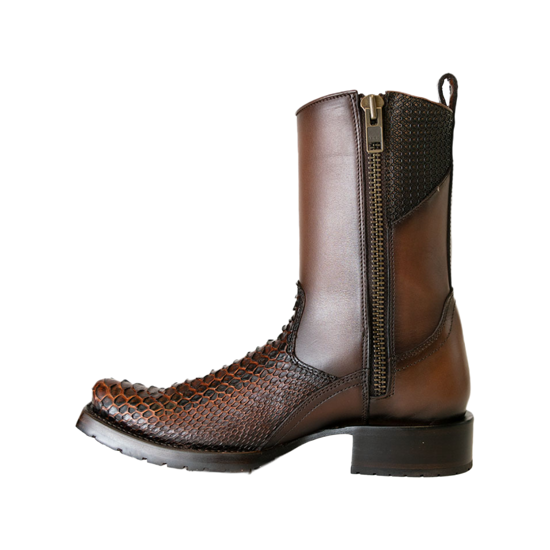 Bota Cuadra Hombre Piel Genuina Pitón Original 1J3HPH