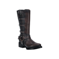 Bota Biker Cuadra para Dama Piel de Bovino 4X02RS Chocolate
