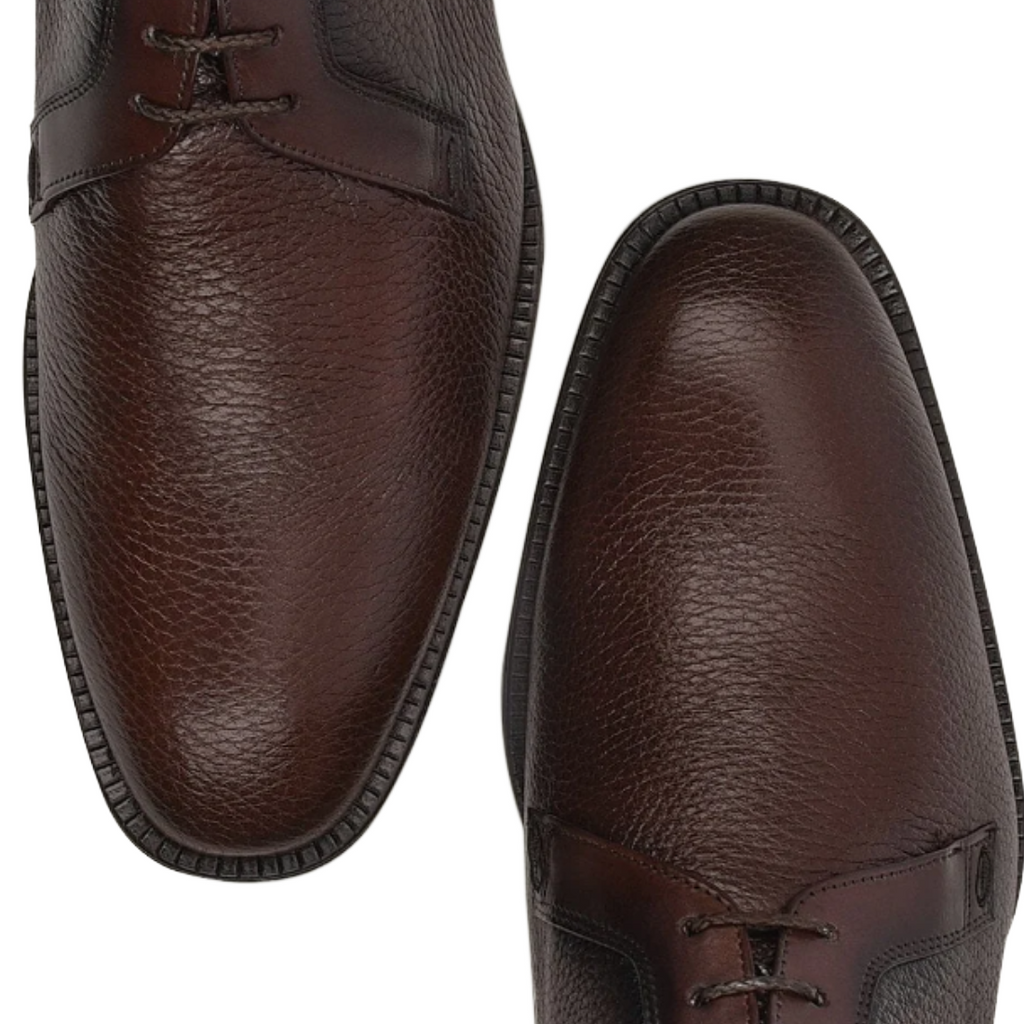 Zapato de Vestir Franco Cuadra en Piel de Venado D08VNBI