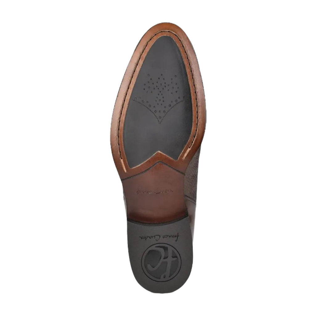 Zapato de Vestir Franco Cuadra en Piel de Venado D08VNBI